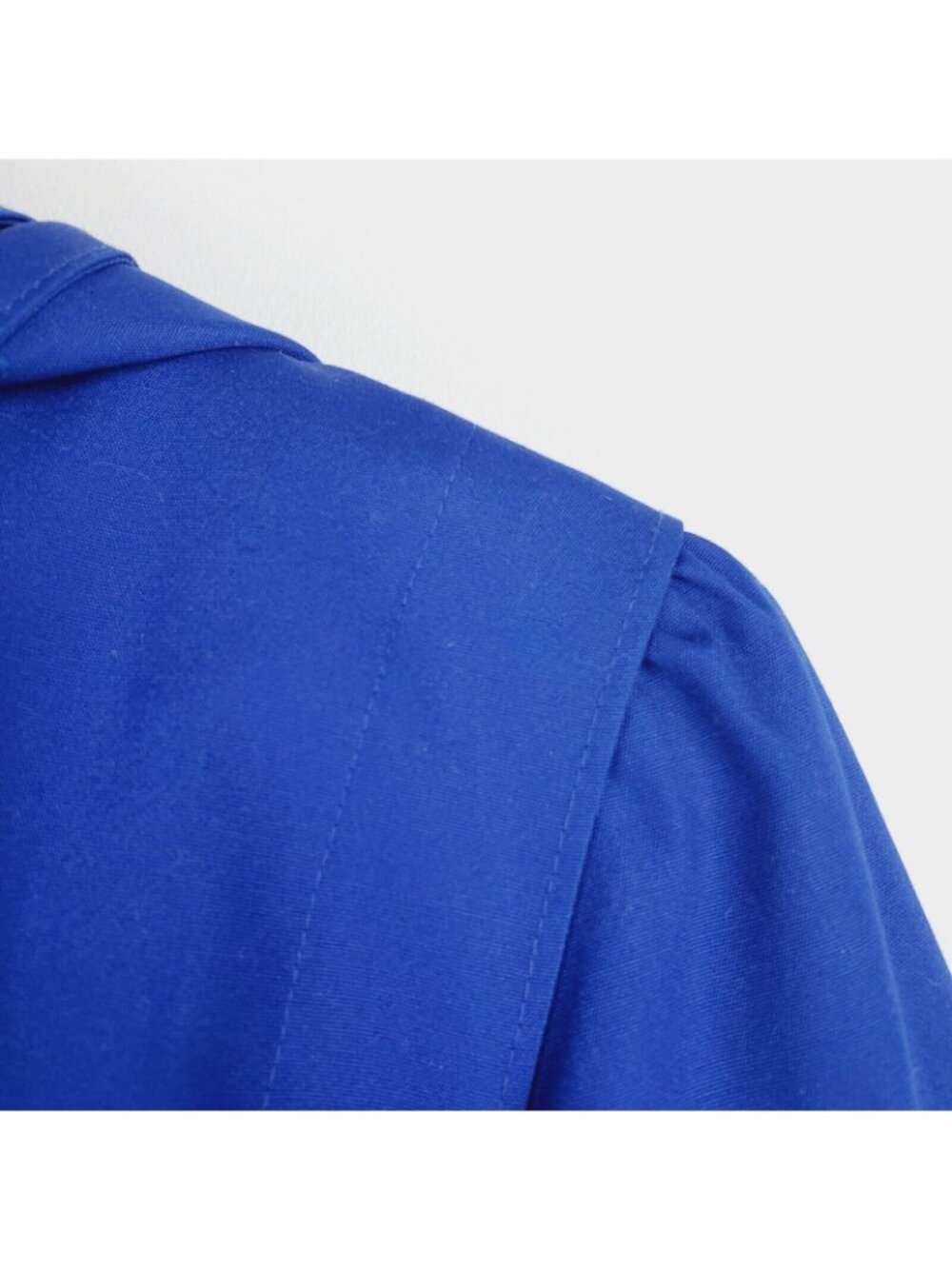 Vintage 1990's Misty Harbor Model Beth Cobalt Blue Rmvbl Liner Coat 6 Petite NWT - Picture 2 of 11